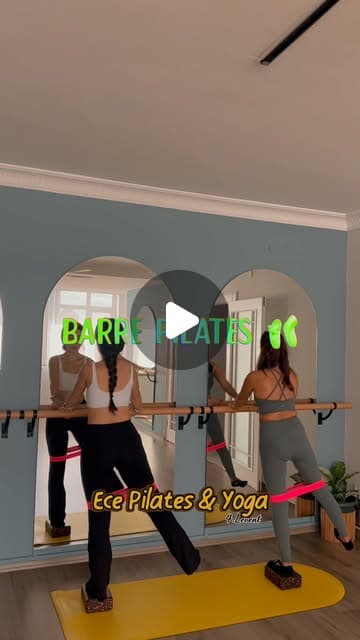 Barre Pilates dersinden